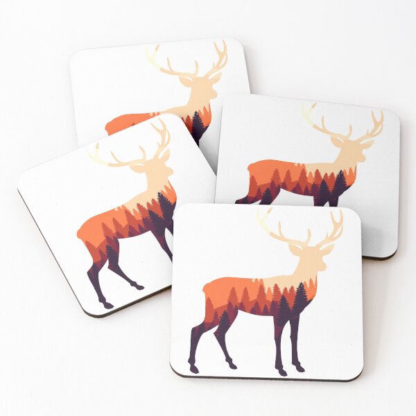 Item preview, Deer landscape designed and sold by Lukaeaeap.
