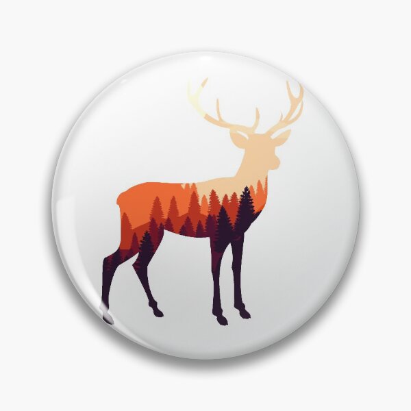 Item preview, Deer landscape designed and sold by Lukaeaeap.