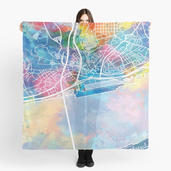 Item preview, lisbon map designed and sold by BekimART2.