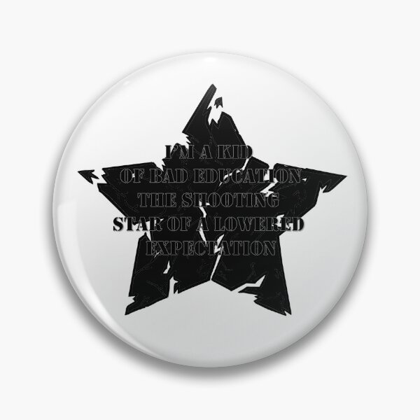 Item preview, I'm a Kid of Bad Education, The Shooting Star of a Lowered Expectation (Black) designed and sold by Kai Alexander.