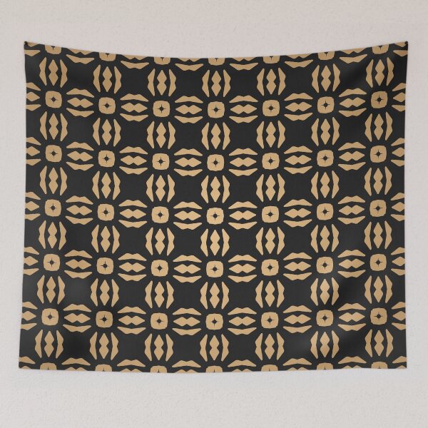 Item preview, Oriental ornate pattern design on dark background designed and sold by GulArt.