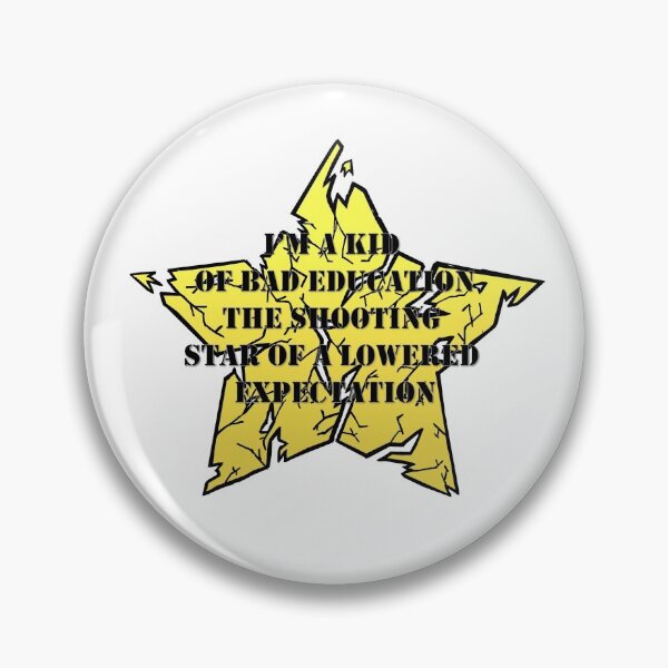Item preview, I'm a Kid of Bad Education, The Shooting Star of a Lowered Expectation (Yellow) designed and sold by Kai Alexander.