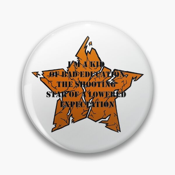 Item preview, I'm a Kid of Bad Education, The Shooting Star of a Lowered Expectation (Orange) designed and sold by Kai Alexander.