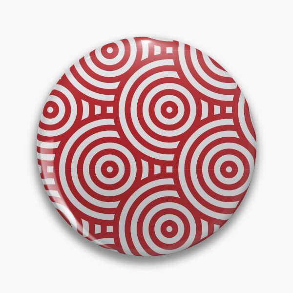 Item preview, Red Tint Circular Geometric Pattern designed and sold by NVDesigns.
