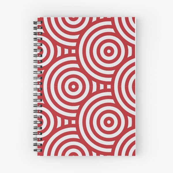 Item preview, Red Tint Circular Geometric Pattern designed and sold by NVDesigns.