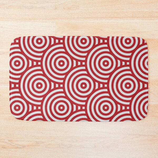 Item preview, Red Tint Circular Geometric Pattern designed and sold by NVDesigns.
