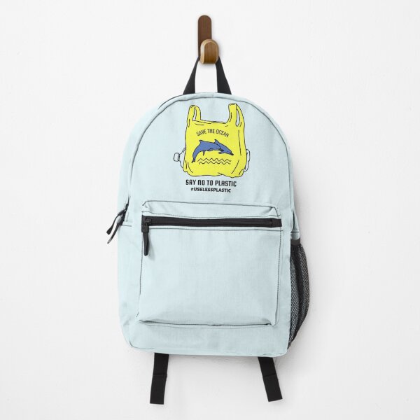 Item preview, Save the Ocean "Say no to plastic" Use less plastic Dolphins design designed and sold by TamGustam.