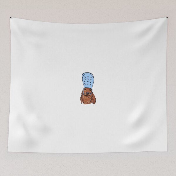 Item preview, Dog with croc designed and sold by stickerdesignss.