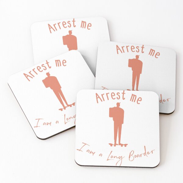 Item preview, Arrrest me I am a longboarder Single designed and sold by bumperapparels.