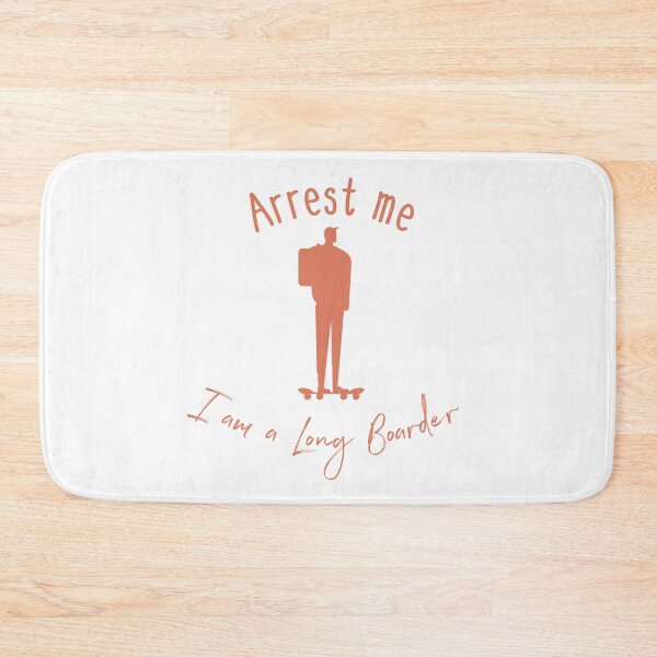 Item preview, Arrrest me I am a longboarder Single designed and sold by bumperapparels.