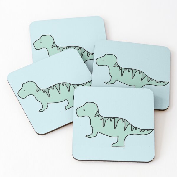 Item preview, Turquoise Green Allosaurus designed and sold by bassoongirl123.