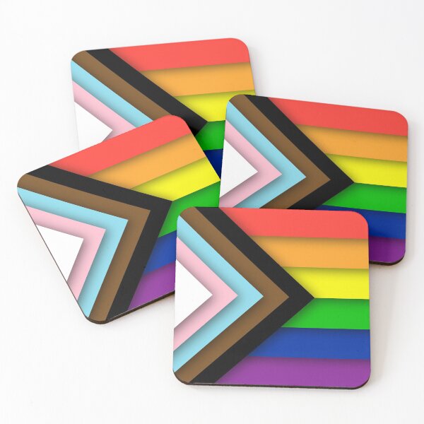 Item preview, Progress Pride Flag designed and sold by CMYKcreative.