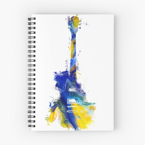 Item preview, Guitar Yellow Blue designed and sold by JBJart.