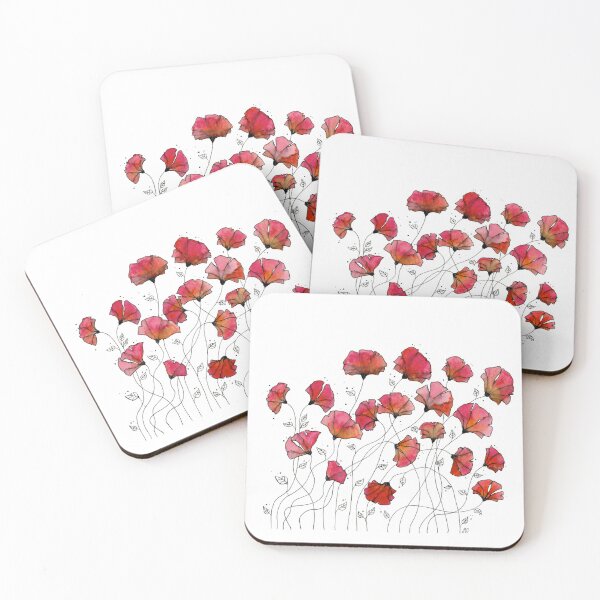 Item preview, Wild poppies designed and sold by María Casas Watercolour Designs.