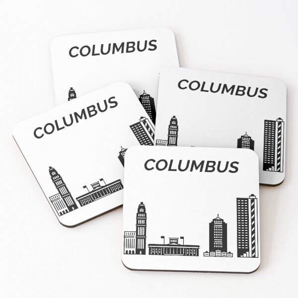 Item preview, Columbus Skyline, capital of Ohio, USA designed and sold by marosharaf.