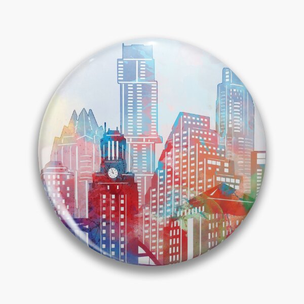 Item preview, austin skyline designed and sold by BekimART2.