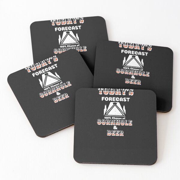 Artikelvorschau, Heutige Prognose 100 % Chance auf Cornhole und Biergeschenk – Cornhole & Bierliebhaber entworfen und verkauft von Run to Creations.