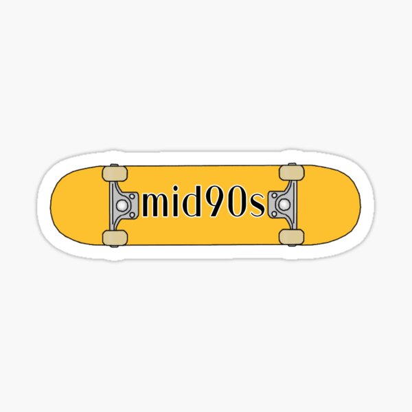 mid90s skateboard Sticker