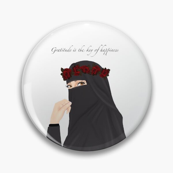 Item preview, Munaqabah drawing wearing flower crown gratitude quote designed and sold by Imanitasong.