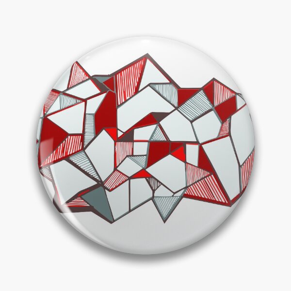 Item preview, Geometric cool and modern red triangles designed and sold by Carolina Salazar.