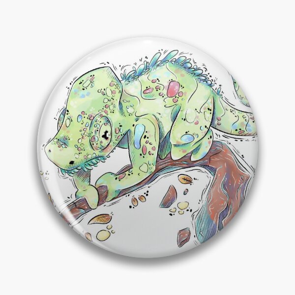 Item preview, Greenie Chameleon designed and sold by GillsTheFish.