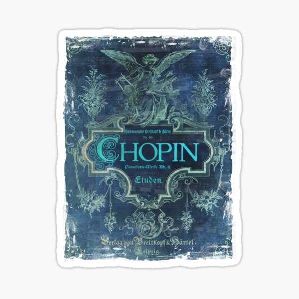 Frederick Chopin Blue Sticker