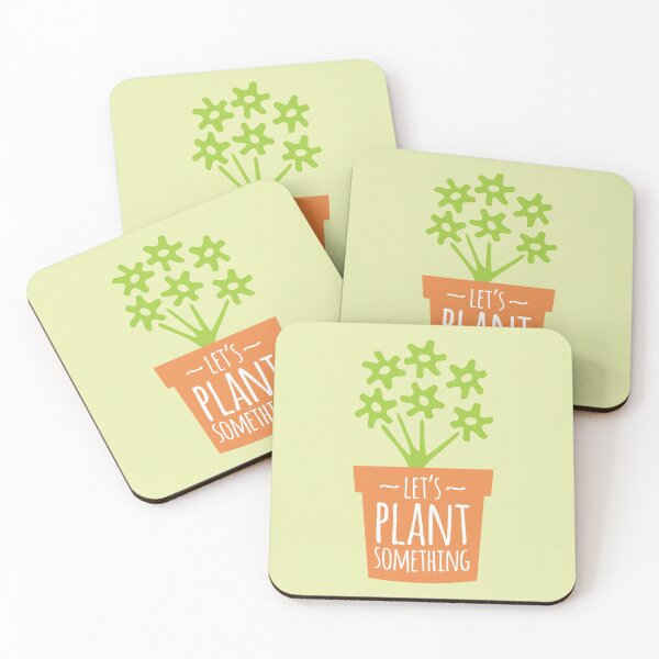 Item preview, Cute Gardening Saying Let’s Plant Something designed and sold by oddmatter.