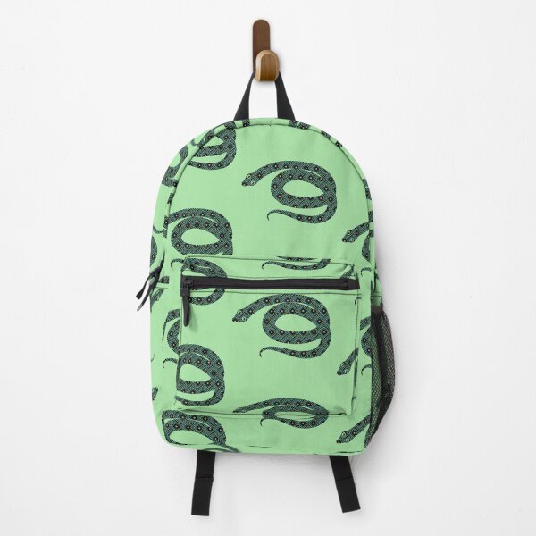 Item preview, Green retro pattern snake designed and sold by Carrie_Anne_Designs.