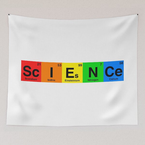 Item preview, Science - Spelled with Elements - Rainbow designed and sold by Thelittlelord.