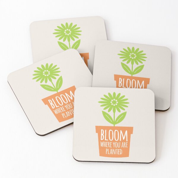 Item preview, Gardening Saying Bloom Where You Are Planted designed and sold by oddmatter.