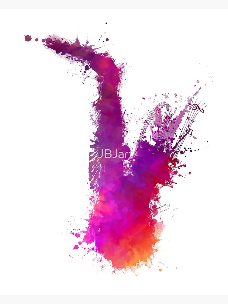 Saxophone purple by JBJart