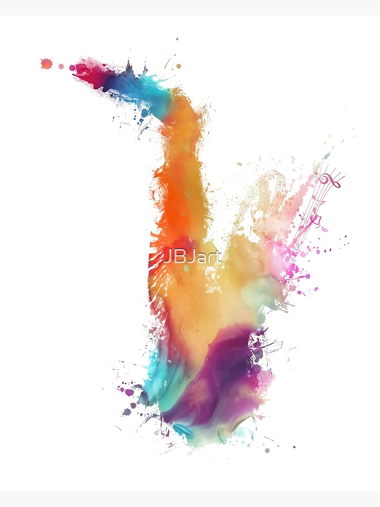 Saxophone colored by JBJart