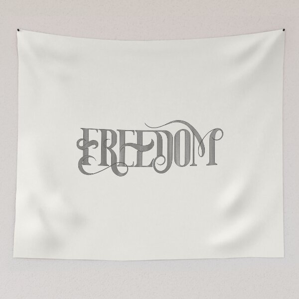 Item preview, Freedom Typography designed and sold by hughvdl.