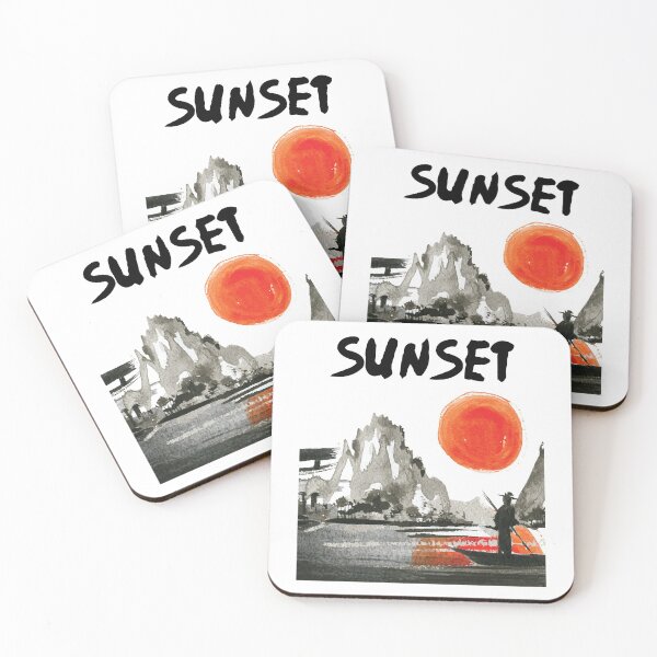 Item preview, Cool Japanese Sunset designed and sold by DUCKY THEBRAND.