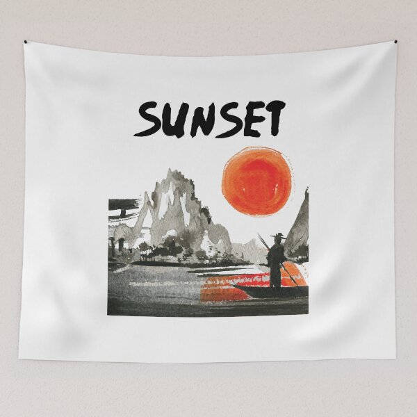 Item preview, Cool Japanese Sunset designed and sold by DUCKY THEBRAND.