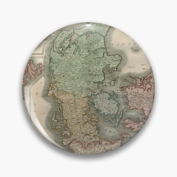Item preview, Vintage Map of Denmark & Iceland (1817) designed and sold by BravuraMedia.