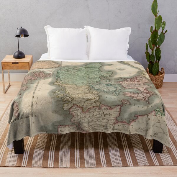 Item preview, Vintage Map of Denmark & Iceland (1817) designed and sold by BravuraMedia.