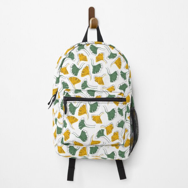 Item preview, Ginkgo Biloba leaves pattern offset - Green and Yellow designed and sold by Printables Passions.