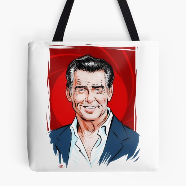 Item preview, Pierce Brosnan - An illustration by Paul Cemmick designed and sold by TIGERDAVER.