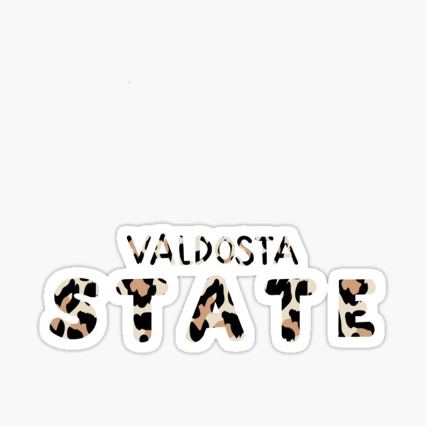 "Cheetah Valdosta State" Sticker by alliecat Redbubble
