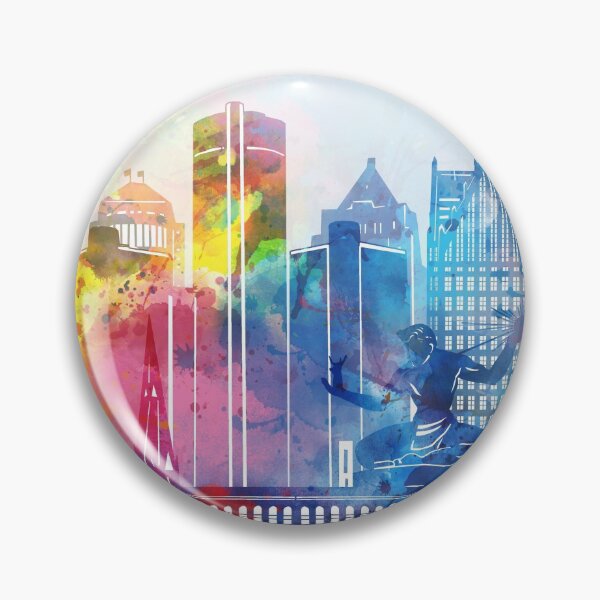 Artikelvorschau, Detroit Skyline entworfen und verkauft von BekimART2.