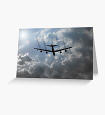 B52 Bomber Mission Grußkarte