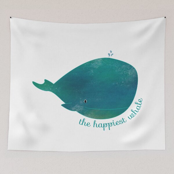 Item preview, The happiest whale. designed and sold by sparklerays.
