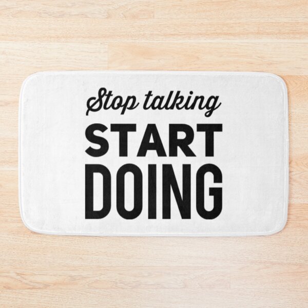 Item preview, Stop thinking, start doing designed and sold by bubbliciousart.