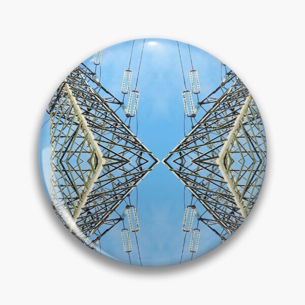 Item preview, Symmetrical High Voltage Pylons surreal specular view designed and sold by Flavio Vieri.