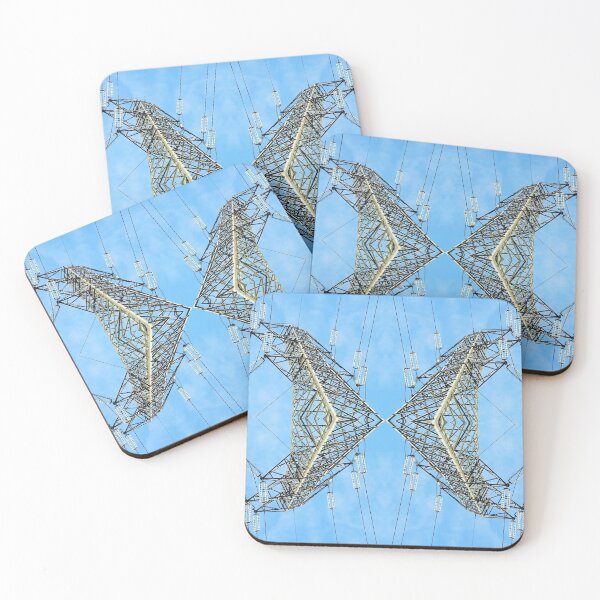 Item preview, Symmetrical High Voltage Pylons surreal specular view designed and sold by Flavio Vieri.