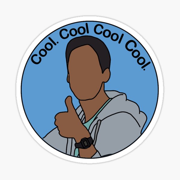 Abed S Catchphrase Community Sticker By Simratipp Redbubble