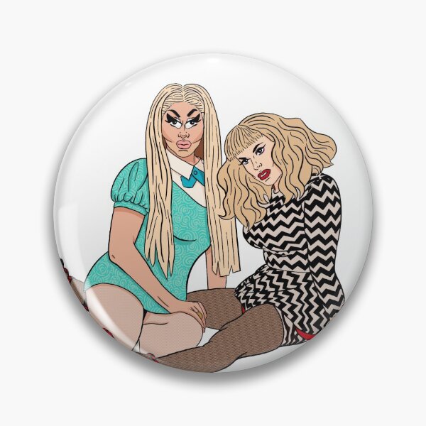 Item preview, Katya and Trixie  designed and sold by Nathan Sierra.