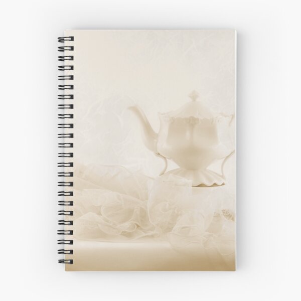 Item preview, Cream Tea Pot And Ruffled Tablecloth - Still Life  designed and sold by Sandra Foster.