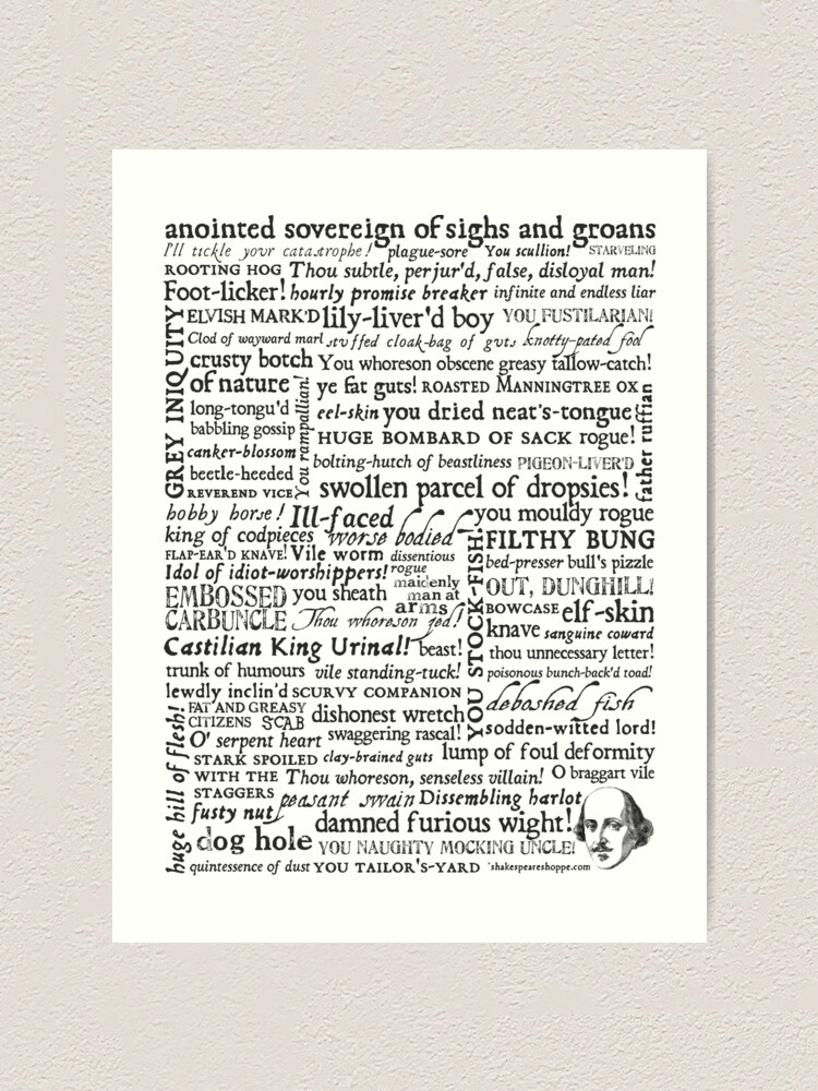 Gift Republic Shakespearean Profanities Cards